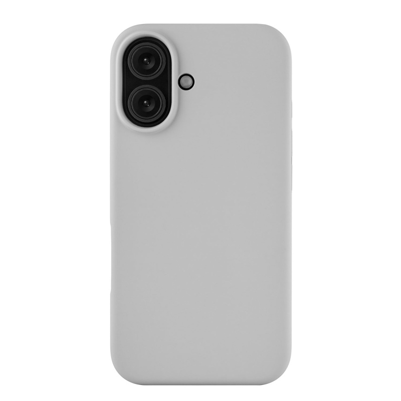 Чехол защитный uBear Touch Mag Case для iPhone 16, светло-серый