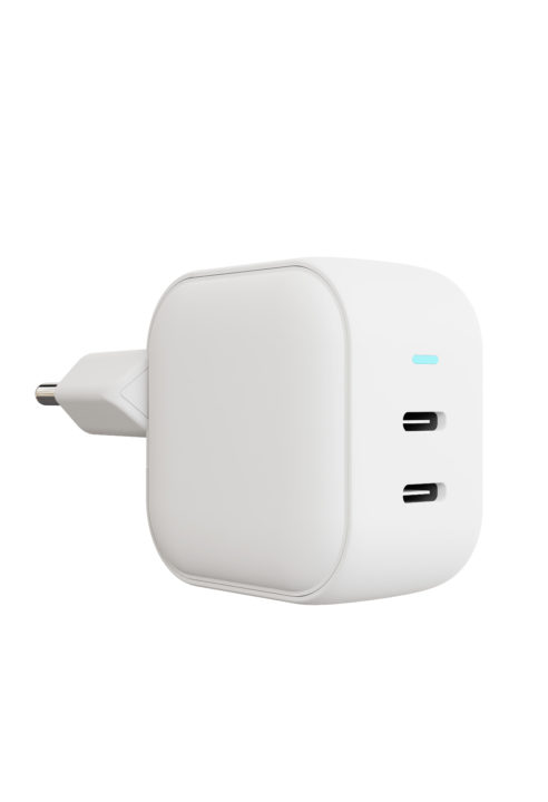 Сетевое зарядное устройство VLP G-Charge 45 Вт USB-C+USB-С, белый Сетевое зарядное устройство VLP G-Charge 45 Вт USB-C+USB-С, белый