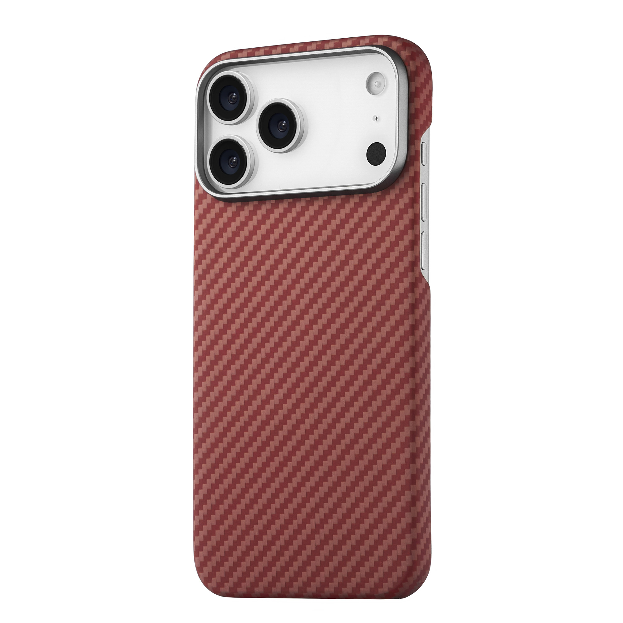 На фото изображено Чехол защитный uBear Supreme Case для iPhone 17 Pro Max, оранжевый