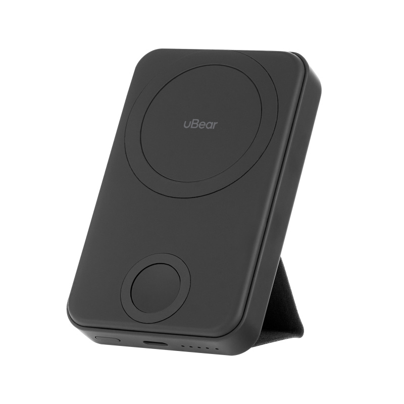 Внешний аккумулятор uBear Range MagSafe, PD, 10000 mAh, черный Внешний аккумулятор uBear Range MagSafe, PD, 10000 mAh, черный