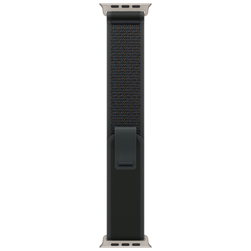 Apple Watch Ultra 2 GPS + Cellular, 49 мм, корпус из бежевого титана, ремешок Trail чёрного цвета, размер M/L