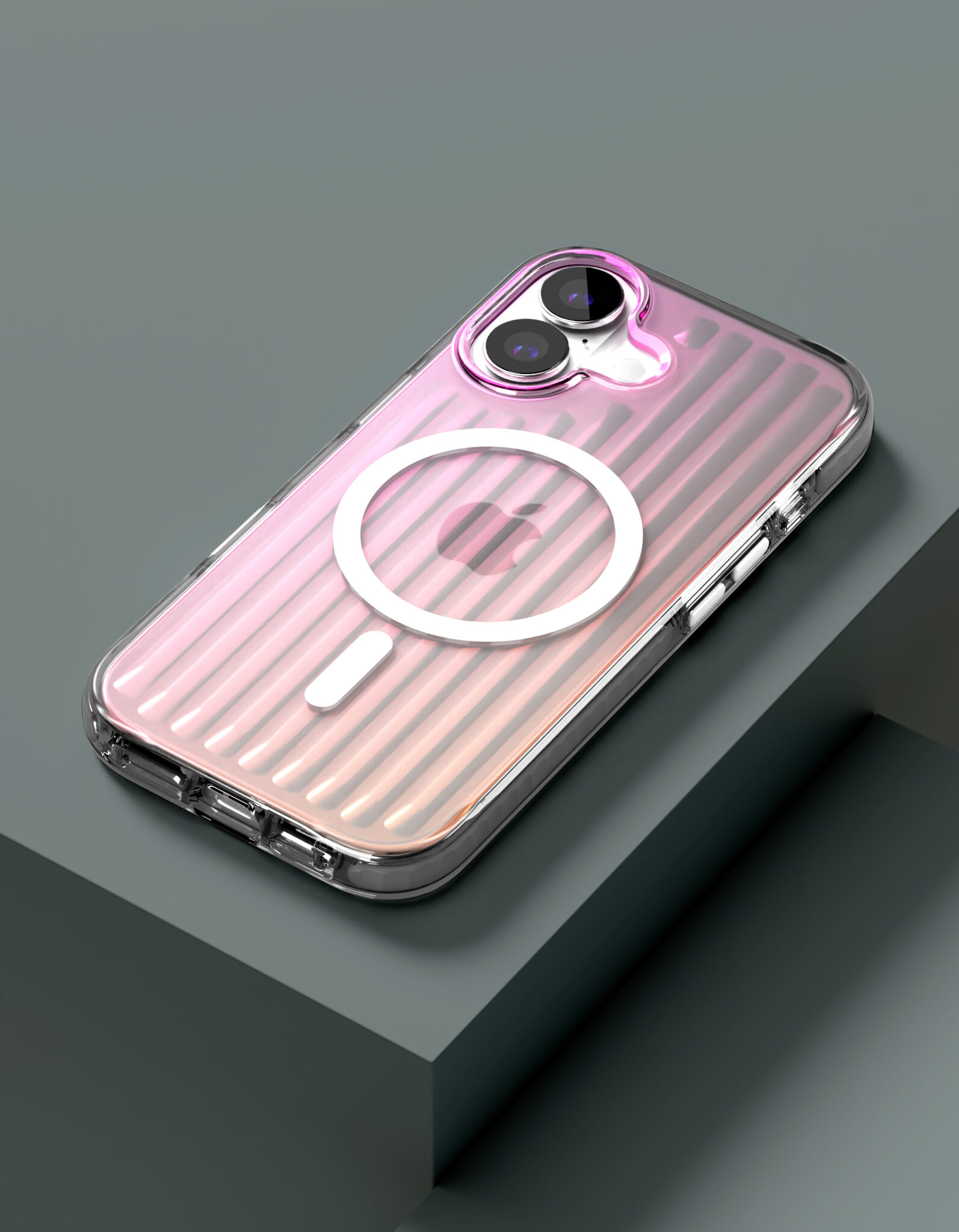 Фото Чехол защитный VLP Pulse Case с MagSafe для iPhone 17, перламутровый На фото изображено Чехол защитный VLP Pulse Case с MagSafe для iPhone 17, перламутровый