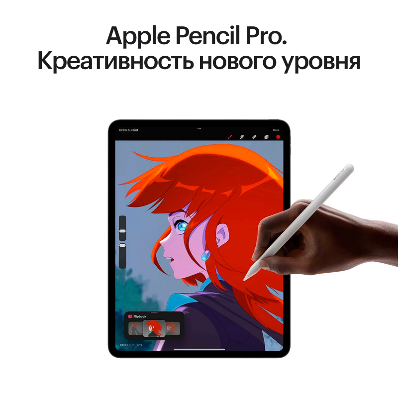Apple iPad Pro M4, 13” дюймов Wi-Fi 256 ГБ, Чёрный космос