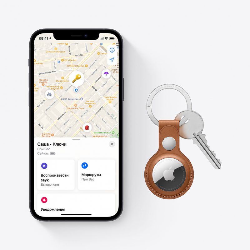 Поисковый трекер Apple AirTag белый