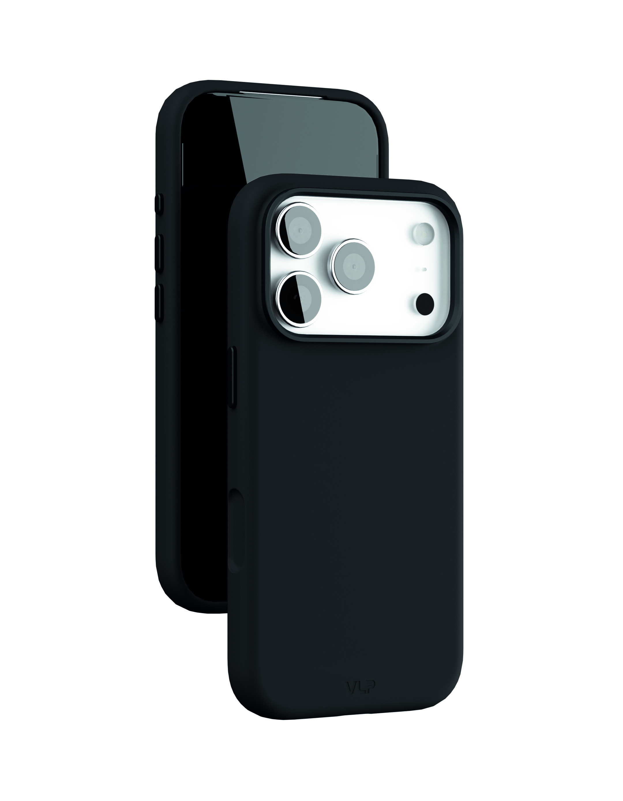 На фото изображено Чехол защитный VLP Aster Pro Case с MagSafe для iPhone 17 Pro, черный