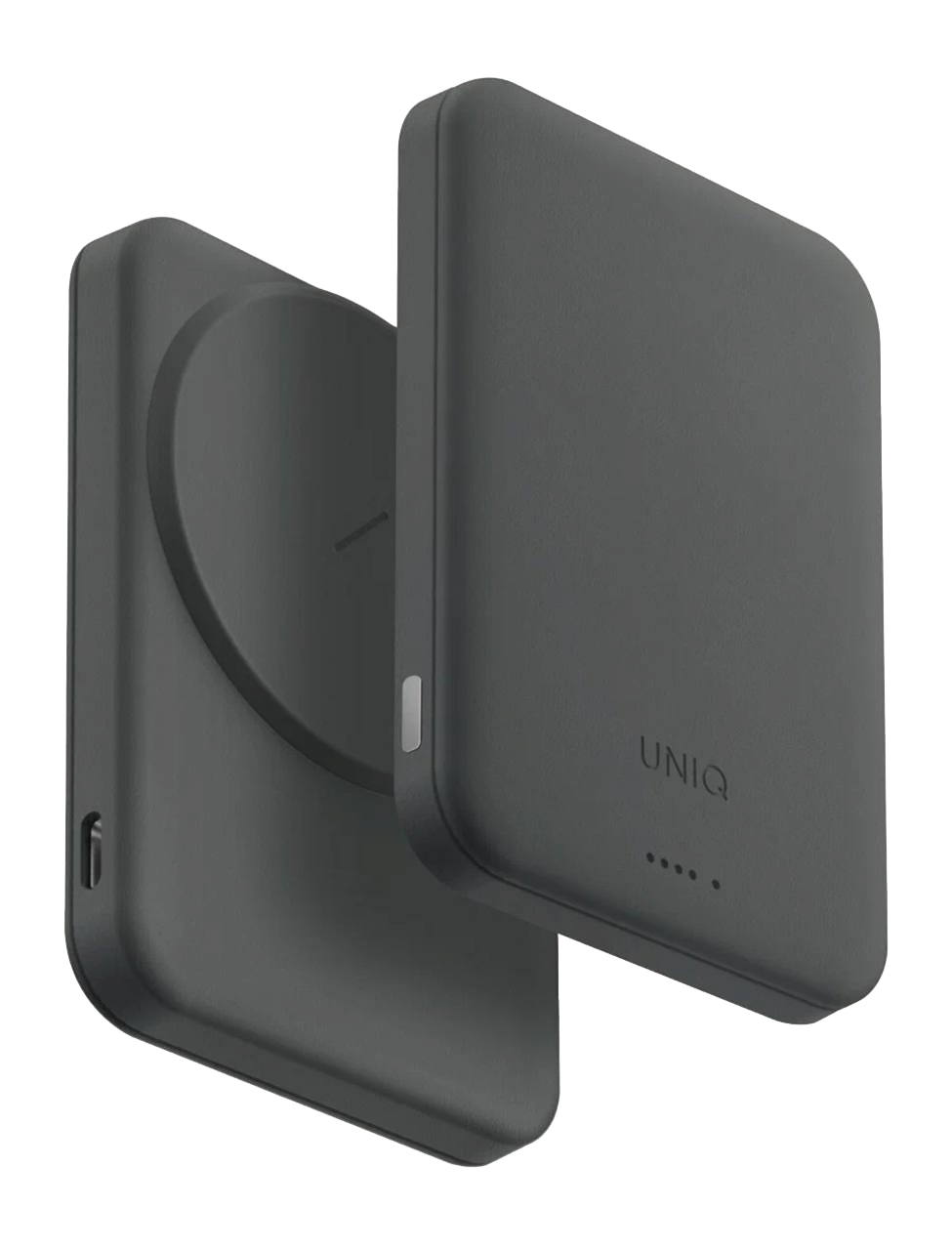 На фото изображено Внешний аккумулятор Uniq Lexa 5000 mAh, зеленый