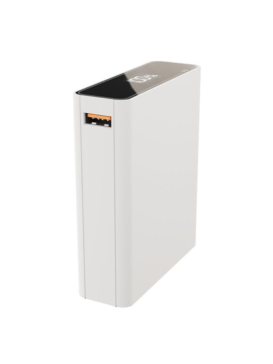 Аккумулятор внешний VLP B-Energy 10000 mAh, USB-C+USB-A, белый