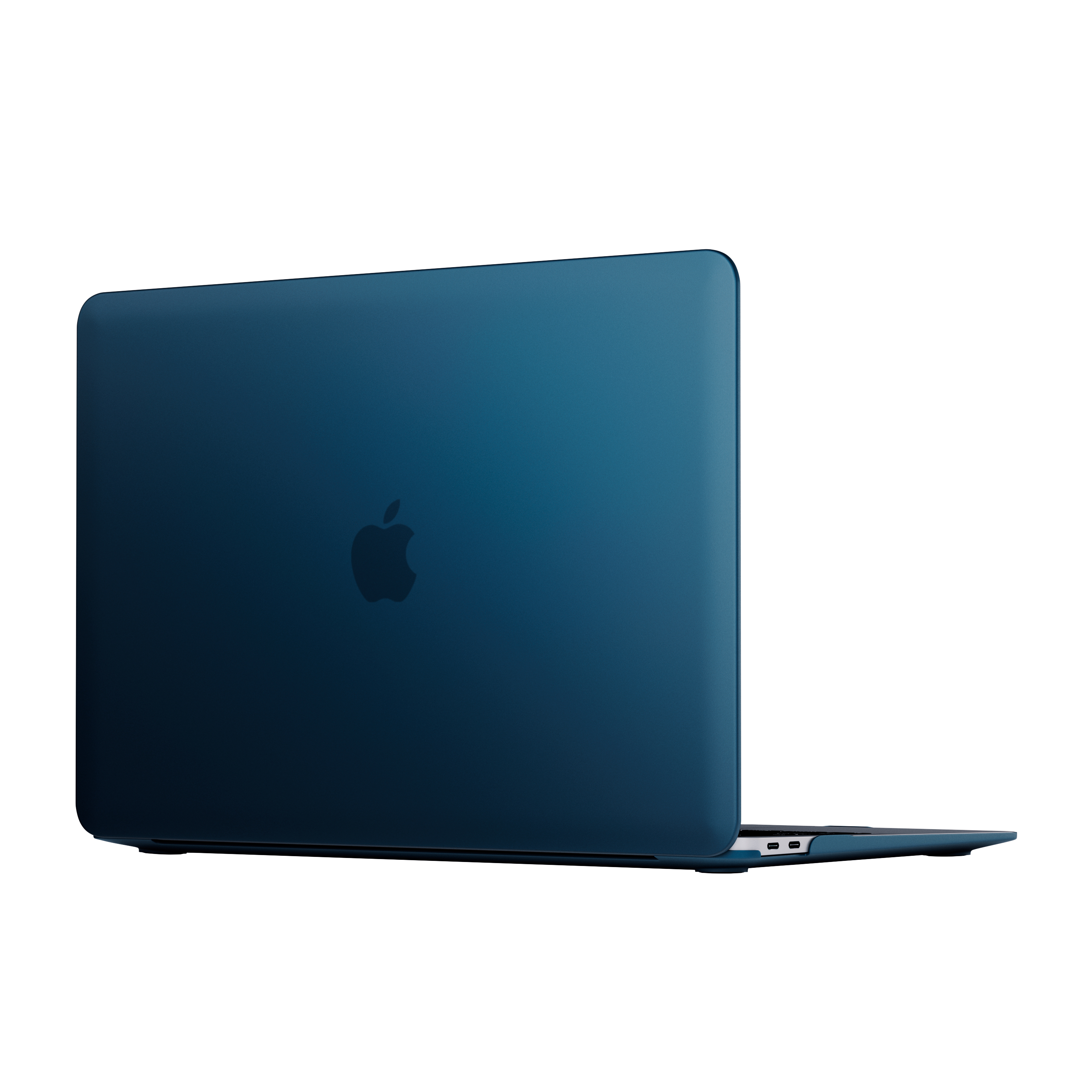 На фото изображено Чехол защитный, uBear Ice Case для MacBook Air 13 (2019, 2020), синий