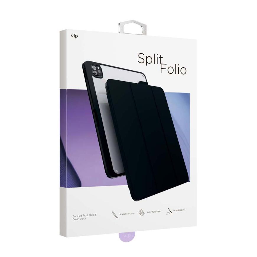 Защитный чехол VLP Split Folio для iPad Pro M4 13”, чёрный