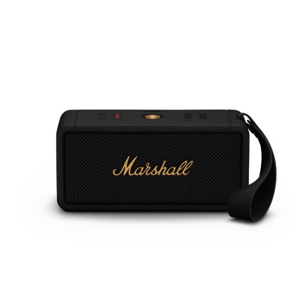 Портативная колонка Marshall Middleton, черный/латунь Портативная колонка Marshall Middleton, черный/латунь