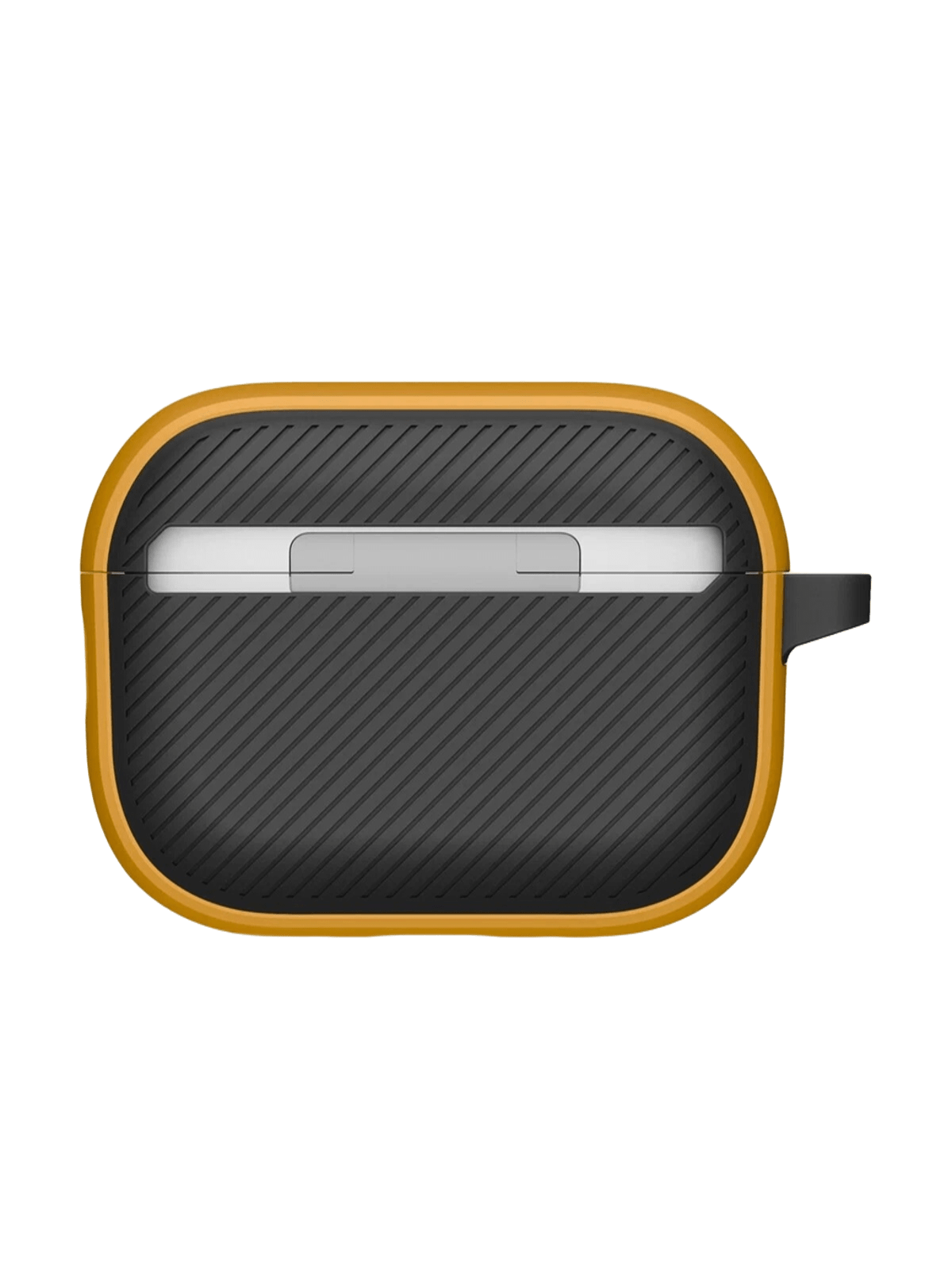 Фото Чехол Uniq CLYDE Lock case для AirPods Pro 3, Racing Yellow/Dark Grey На фото изображено Чехол Uniq CLYDE Lock case для AirPods Pro 3, Racing Yellow/Dark Grey