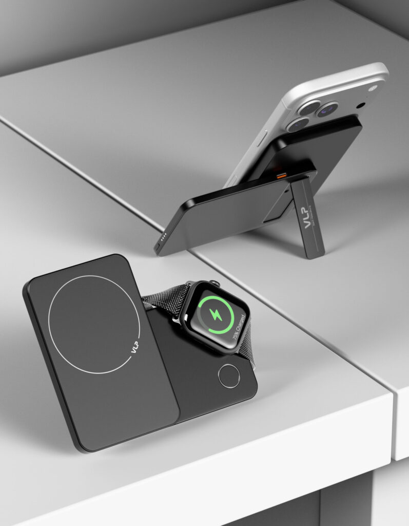 Фото Внешний аккумулятор VLP Diamond Energy Pro 5000 mAh, черный На фото изображено Внешний аккумулятор VLP Diamond Energy Pro 5000 mAh, черный