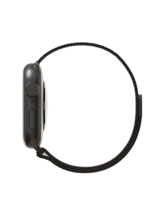 Ремешок из нержавеющей стали сетчатый VLP для Apple Watch 38/40/41, чёрный
