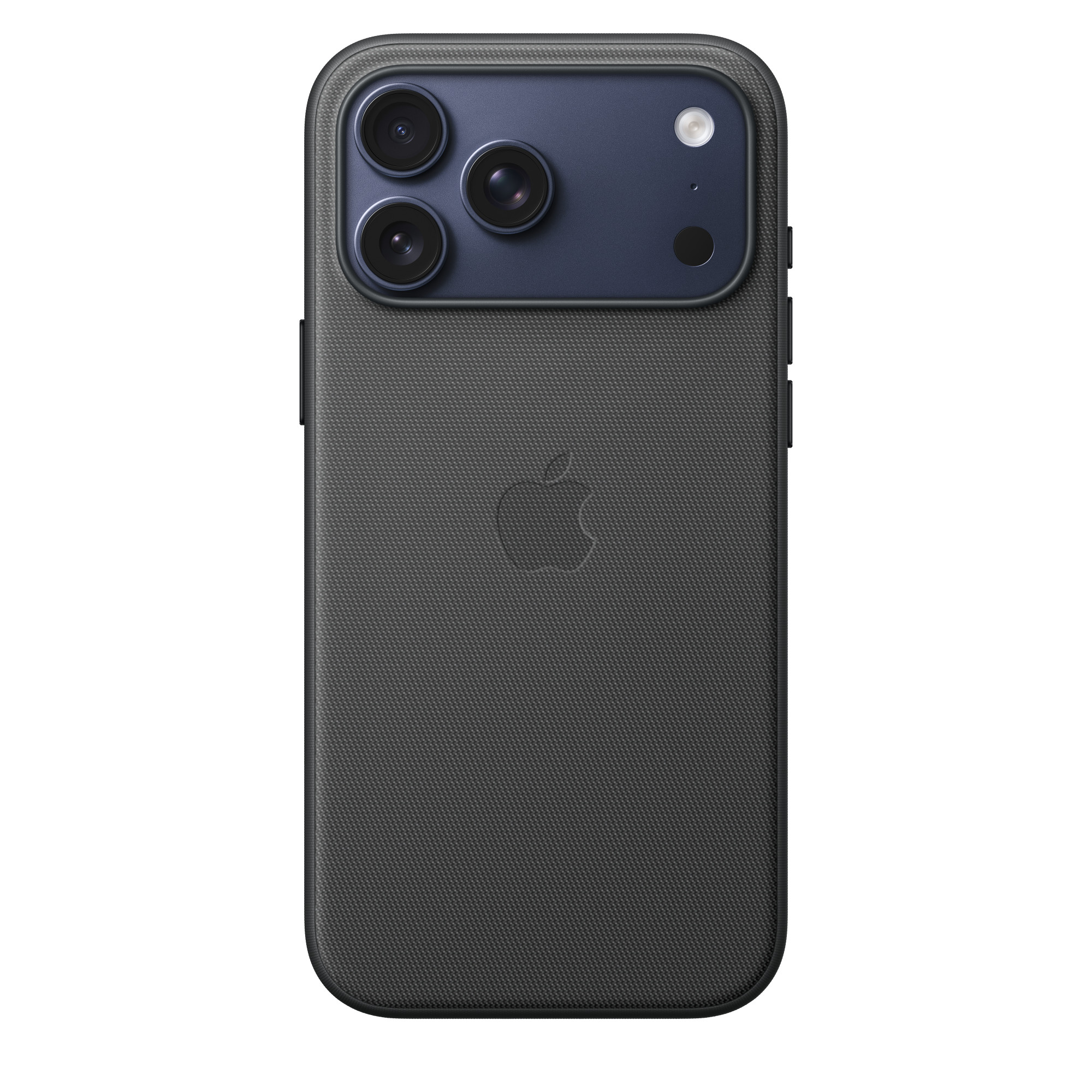 На фото изображено Чехол защитный Apple TechWoven Case with MagSafe для iPhone 17 Pro Max, чёрный