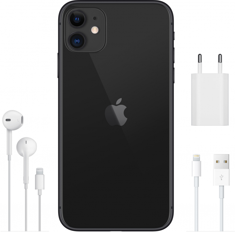 Apple iPhone 11, 64 ГБ, Черный