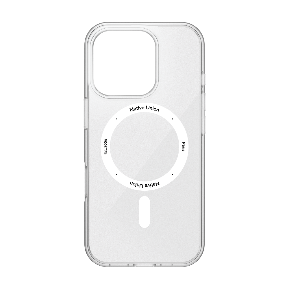 Чехол Native Union (RE)Classic Case MagSafe для iPhone 16 Pro, прозрачный