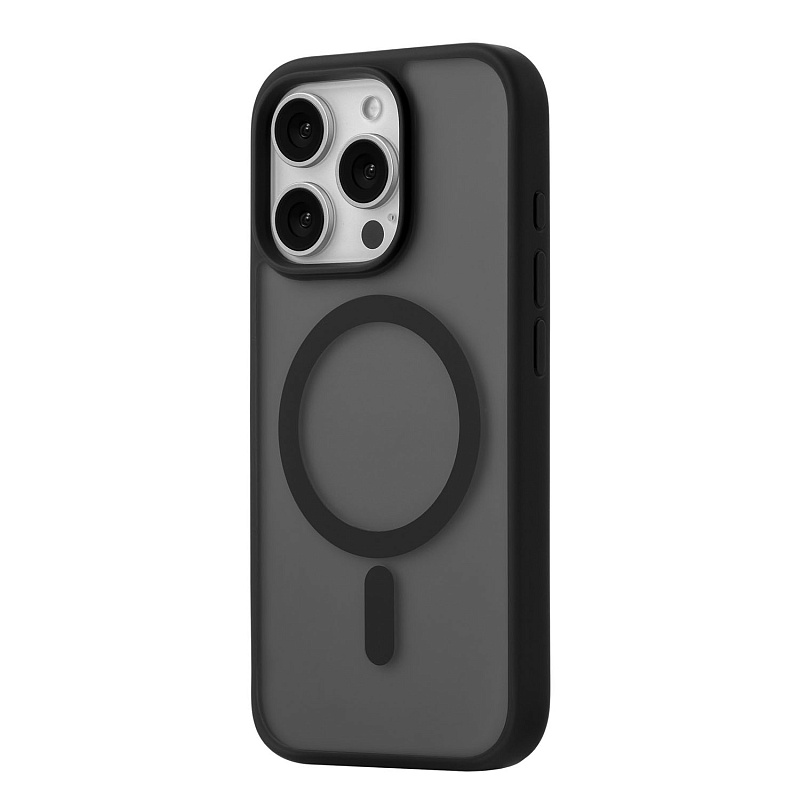 Чехол защитный uBear Cloud Mag Case для iPhone 16 Pro, черный Чехол защитный uBear Cloud Mag Case для iPhone 16 Pro, черный