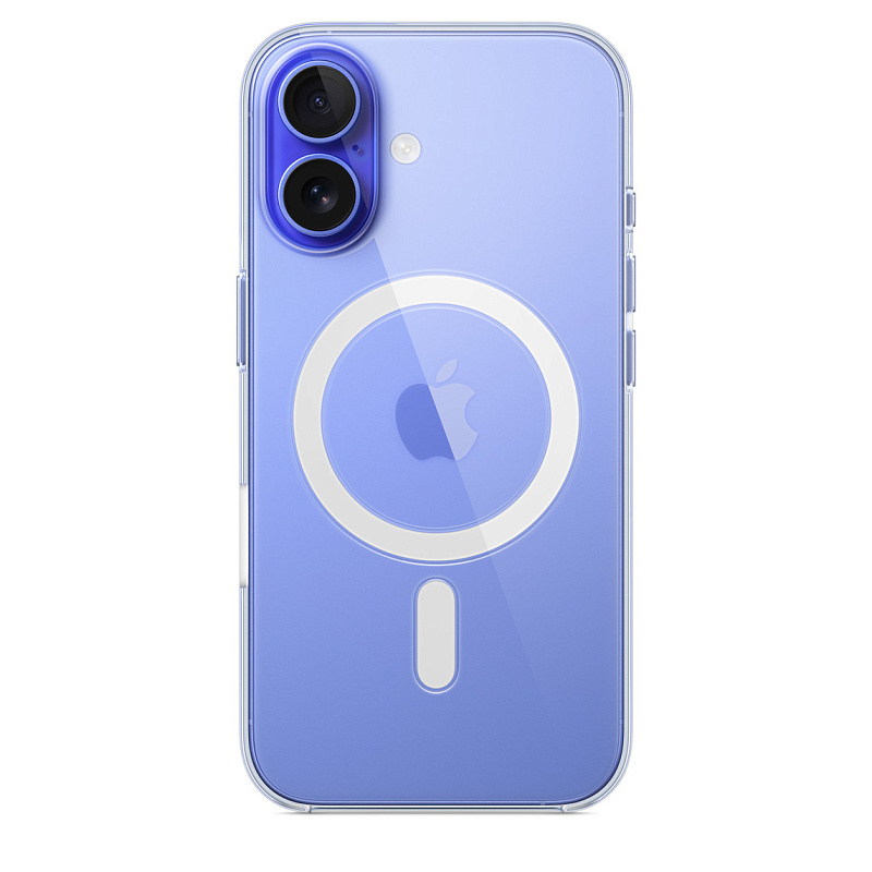 Чехол Apple для iPhone 16 with MagSafe, прозрачный Чехол Apple для iPhone 16 with MagSafe, прозрачный
