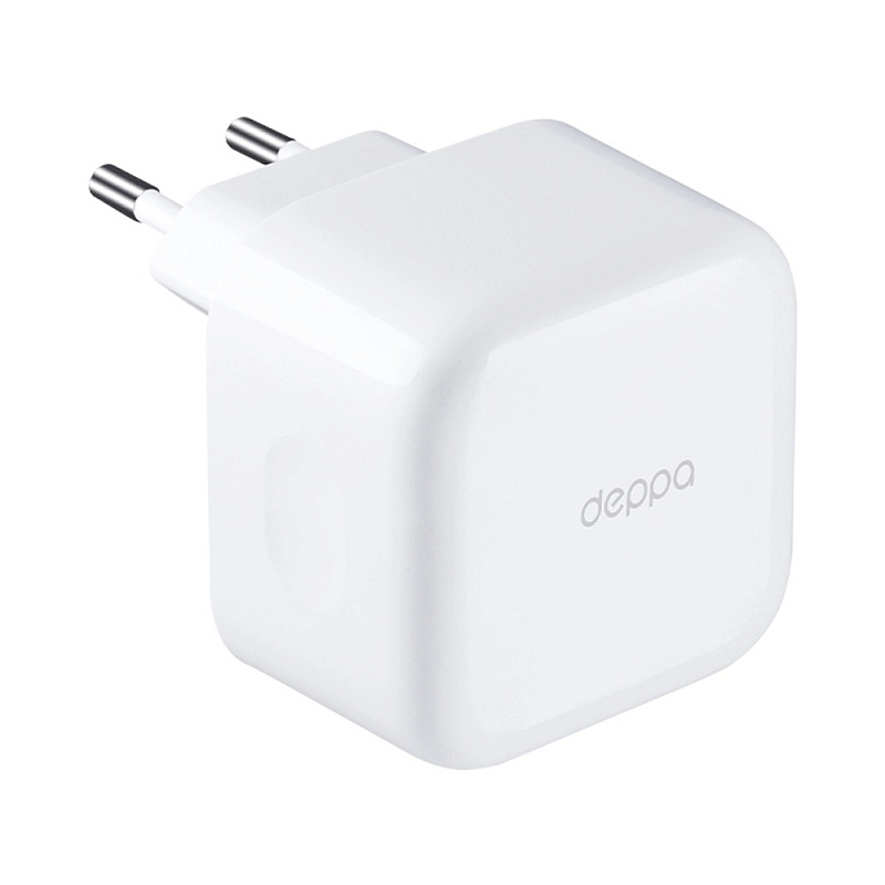 Сетевое зарядное устройство Deppa Wall Charger 2xUSB-C, белый Сетевое зарядное устройство Deppa Wall Charger 2xUSB-C, белый