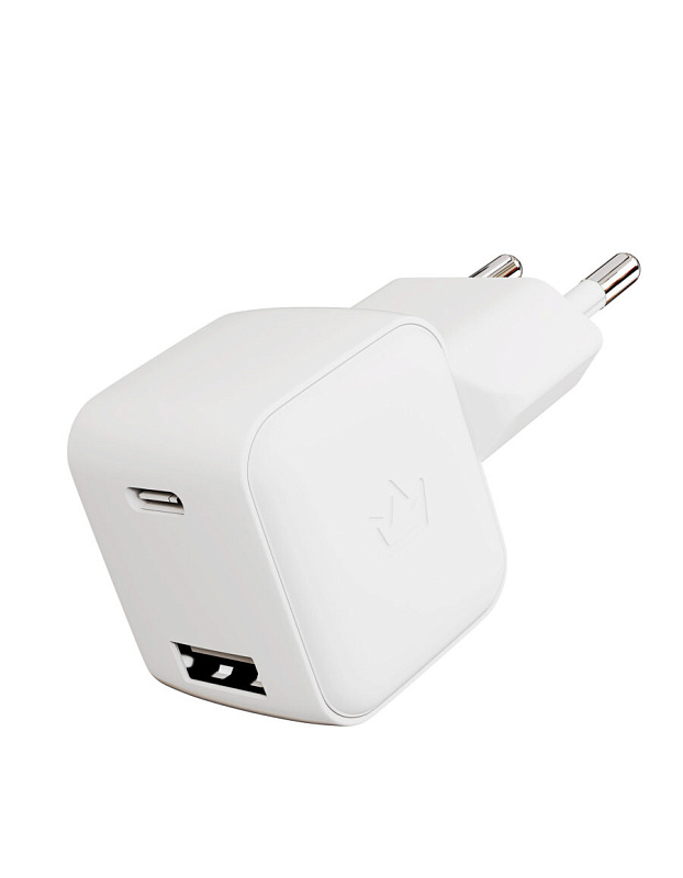 Сетевое зарядное устройство VLP G-Charge 30 Вт USB-C+USB-A, белый Сетевое зарядное устройство VLP G-Charge 30 Вт USB-C+USB-A, белый