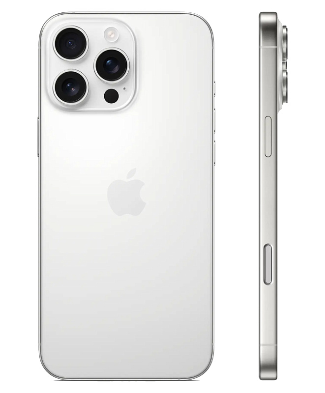 Apple iPhone 16 Pro Max, 256 ГБ, Титановый белый Apple iPhone 16 Pro Max, 256 ГБ, Титановый белый