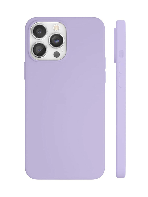 Чехол защитный VLP Silicone case с MagSafe для iPhone 14 Pro Max, сиреневый Чехол защитный VLP Silicone case с MagSafe для iPhone 14 Pro Max, сиреневый