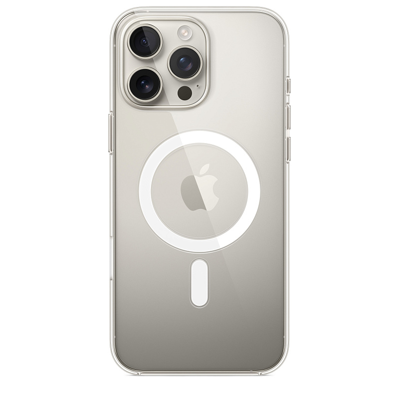Чехол Apple для iPhone 16 Pro Max with MagSafe, прозрачный Чехол Apple для iPhone 16 Pro Max with MagSafe, прозрачный