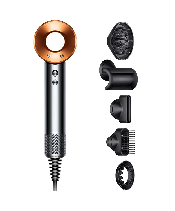 Фен Dyson Supersonic HD07, Nickel/Copper Фен Dyson Supersonic HD07, Nickel/Copper