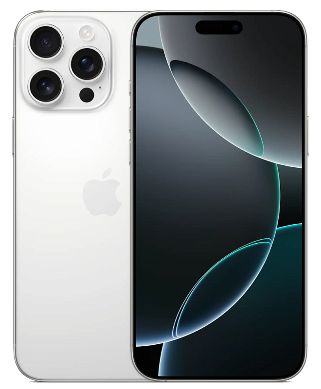 Apple iPhone 16 Pro Max, 256 ГБ, Титановый белый Apple iPhone 16 Pro Max, 256 ГБ, Титановый белый