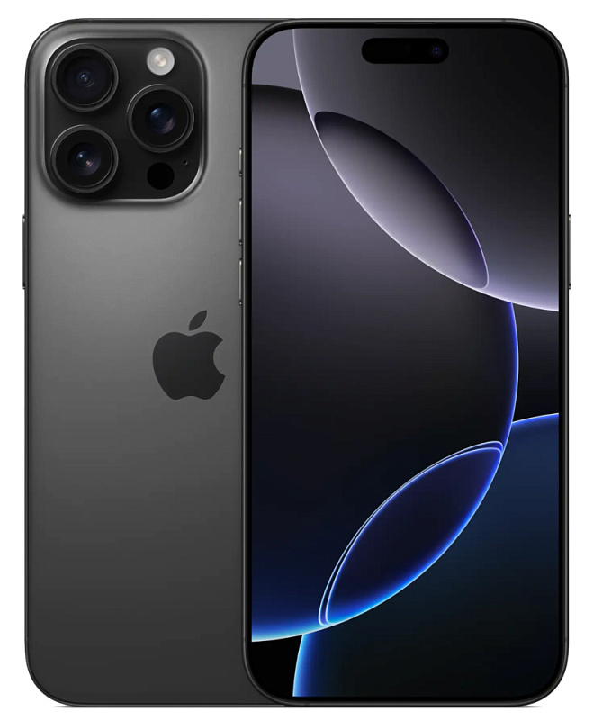 Apple iPhone 16 Pro Max, 256 ГБ, Титановый чёрный Apple iPhone 16 Pro Max, 256 ГБ, Титановый чёрный