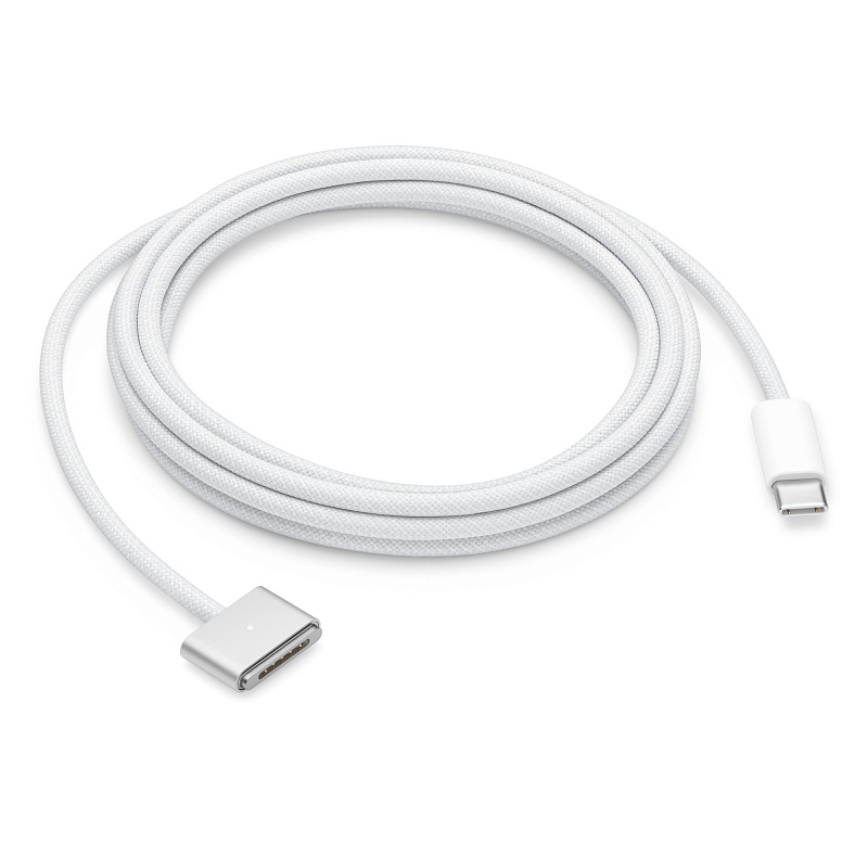 Кабель Apple USB-C/Magsafe 3, 2м, серебристый Кабель Apple USB-C/Magsafe 3, 2м, серебристый