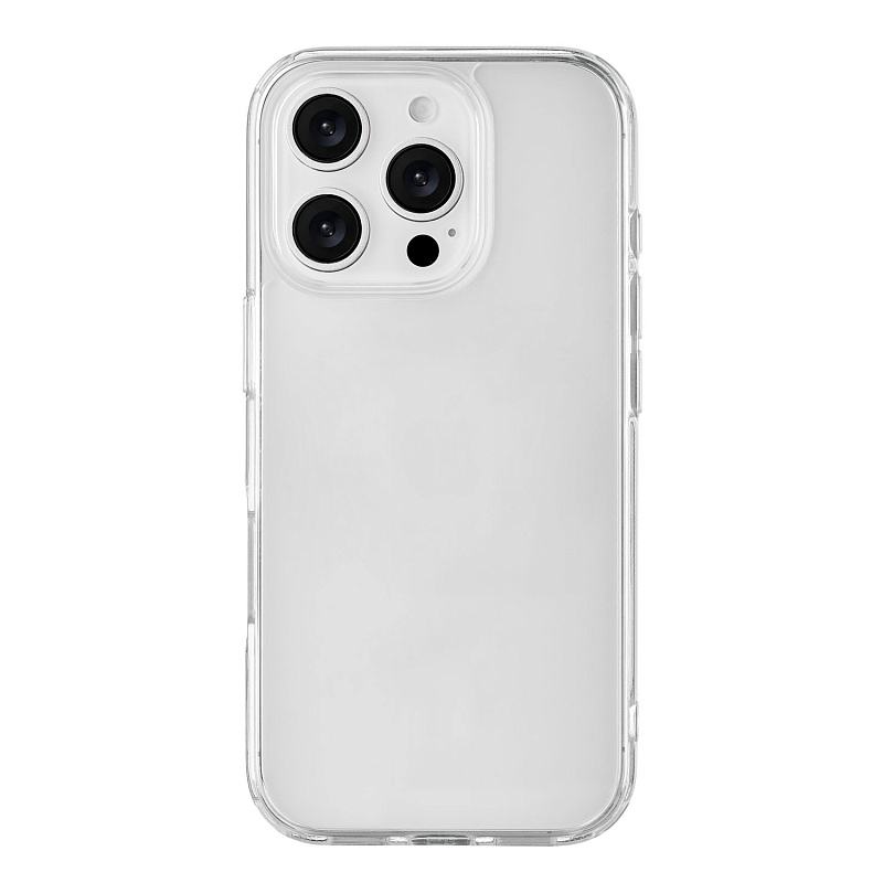 Чехол защитный uBear Real Case для iPhone 16 Pro, усиленный, прозрачный Чехол защитный uBear Real Case для iPhone 16 Pro, усиленный, прозрачный
