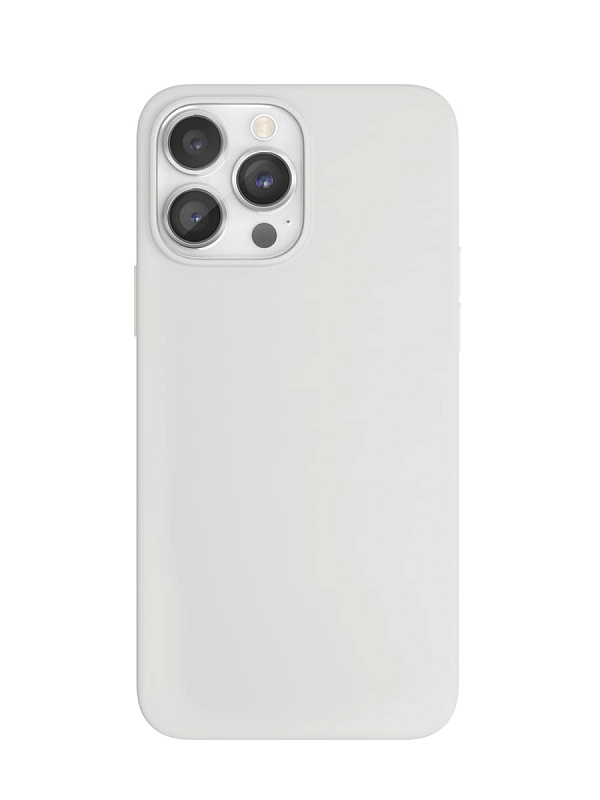 Чехол защитный VLP Silicone case с MagSafe для iPhone 14 Pro, белый Чехол защитный VLP Silicone case с MagSafe для iPhone 14 Pro, белый