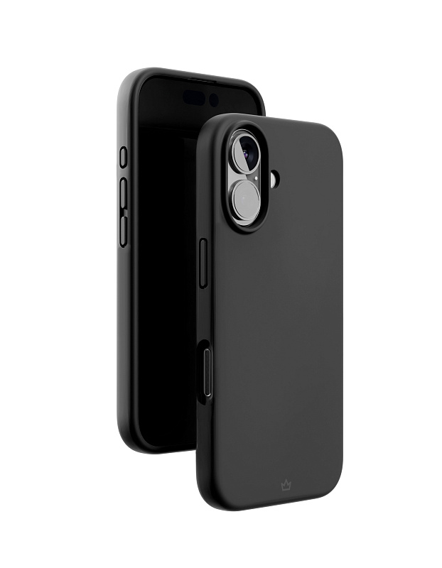 Чехол защитный VLP Aster Case с MagSafe для iPhone 16, черный Чехол защитный VLP Aster Case с MagSafe для iPhone 16, черный