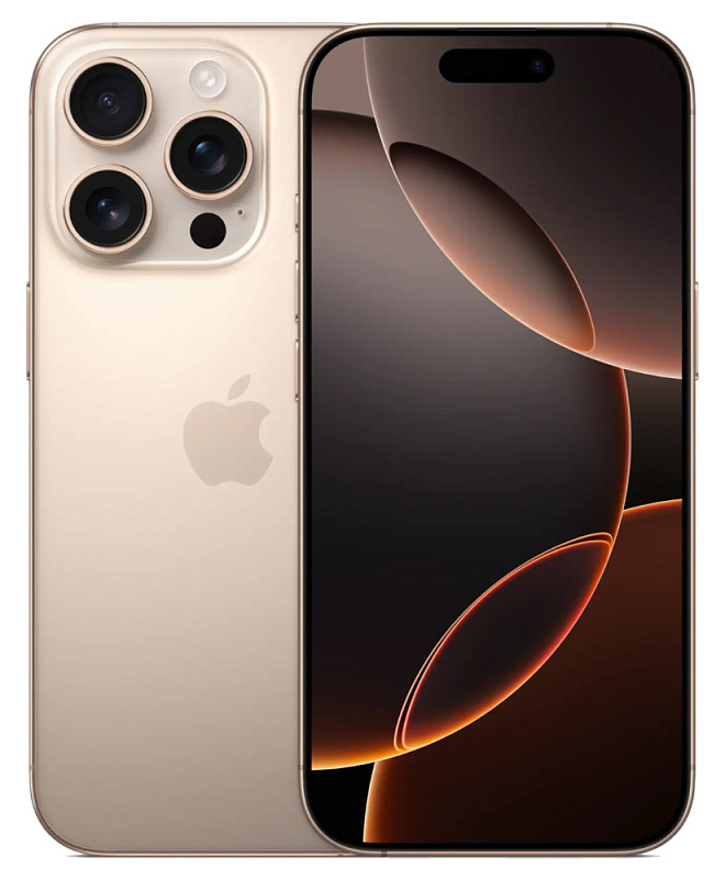 Apple iPhone 16 Pro, 256 ГБ, Титановый песчаный Apple iPhone 16 Pro, 256 ГБ, Титановый песчаный