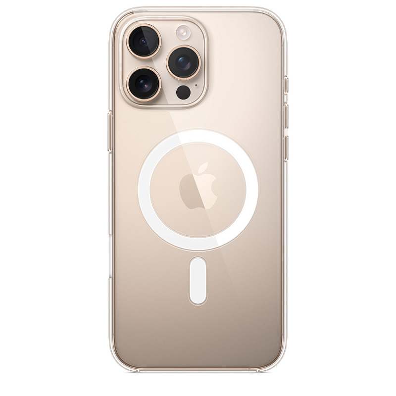 Чехол Apple для iPhone 16 Pro Max with MagSafe, прозрачный Чехол Apple для iPhone 16 Pro Max with MagSafe, прозрачный