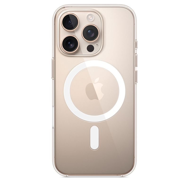 Чехол Apple для iPhone 16 Pro with MagSafe, прозрачный Чехол Apple для iPhone 16 Pro with MagSafe, прозрачный