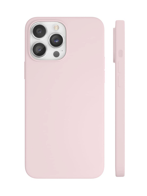 Чехол защитный VLP Silicone case с MagSafe для iPhone 14 Pro Max, светло-розовый Чехол защитный VLP Silicone case с MagSafe для iPhone 14 Pro Max, светло-розовый